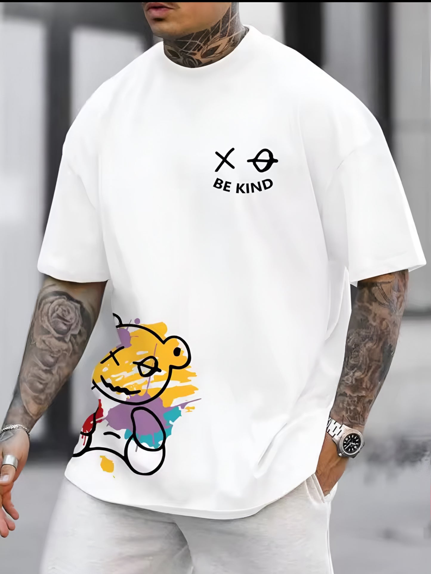 100% pure cotton summer loose size BE KIND
