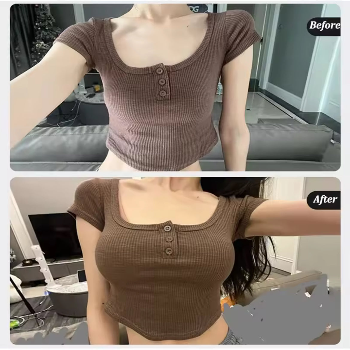 Women Sexy Seamless Bras Deep V Neck Bralette Sexy Lingerie Letter Strap Tops Push Up Underwear