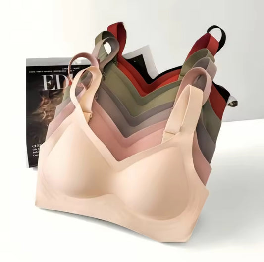 Seamless Bra For Women Push Up Sport Top Wireless Underwear Soft Support Padded