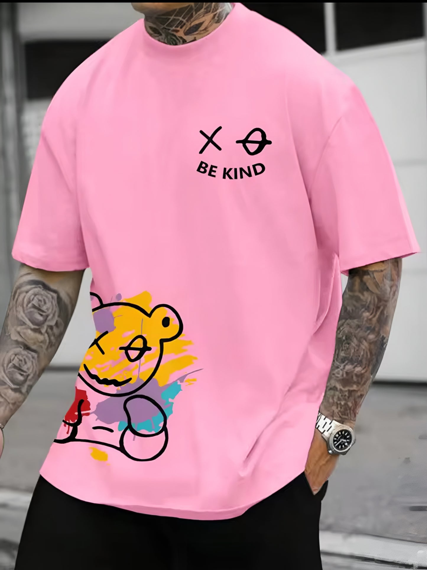 100% pure cotton summer loose size BE KIND